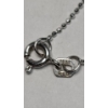 Image 3 : 14K White 18" Necklace - Weight: 1.6g