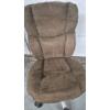 Image 6 : LIKE NEW - SUPERB HIGH QUALITY PLUSH CLOTH UPHOLSTERED DESK / OFFICE CHAIR - FULL FEATURES