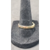 Image 6 : Women's Sterling Silver Ring With Blue & Clear Heart Shaped Stones (Engraved) -Size 9 - Weight: 2.8g