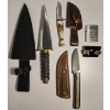 Image 1 : Lot of 3 Knives including 1 Damascus Knife and More