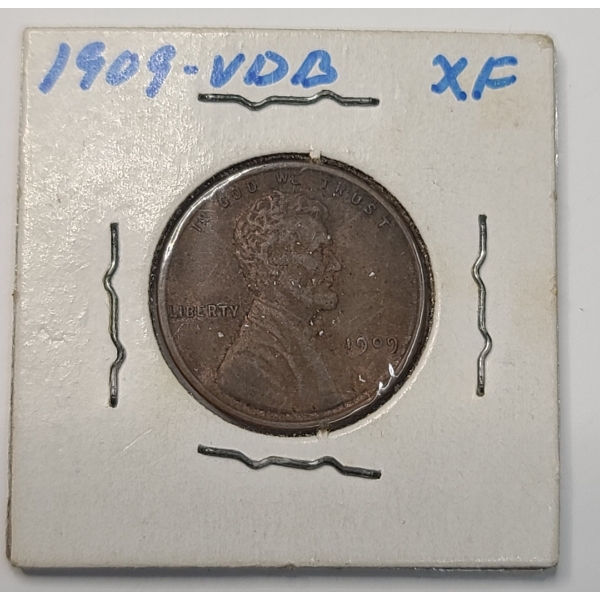 1909 VDB Lincoln Wheat Cent 