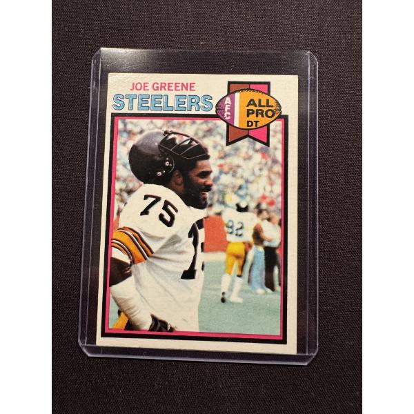 Exceptional 1979 Topps Mean Joe Greene All Pro Football Card - Pittsburgh Steelers