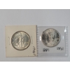 Image 1 : U.S 1946 & 1947 Walking Liberty 90% Silver Half Dollars - Amazing Condition - Face Value: $1.00