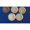 Image 6 : Assorted Years/Unknown Years Buffalo Nickels & 1943 Steel Lincoln Cent - Face Value: $0.71