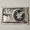 Image 7 : 2 Troy Ounces .999 Fine Silver 35th Anniversary of Silver Eagle Coin With 2021 American Silver Eagle