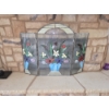 Image 1 : *Pick Up At Mantua Home-No Shipping Available* Striking Vintage Stained Glass 33''x43'' Fireplace Sc