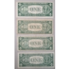 Image 6 : (4) Assorted United States $1 Silver Certificates - 1935 D, 1935 E, 1957 A - Face Value: $4.00