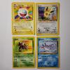 Image 1 : Four Assorted Vintage Pokemon Trading Cards Including Two Rares, Eevee & 1ST EDITION MANTINE