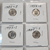 Image 4 : $2.00 Face Value of 1955-S 90% Silver Roosevelt Dimes