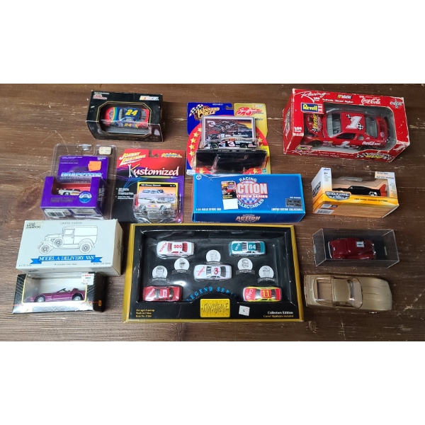 Collection Of Assorted Diecast Model Vehicles & Racing Vehicles Featuring Nascar And Winners Circle