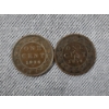 Image 4 : Two Older Canadian Large One Cent Coins ~ 1859 & 1876
