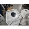 Image 4 : Lot of White Wicker Decorative Furniture & Home Items