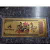 Image 2 : Rare Disney Donald Duck Gold Foil .999999 24k Note