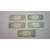 Image 7 : (5) $1 Silver Certificates - Series 1935 F, 1957 , 1957 A - Face Value: $5.00