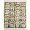 Image 1 : Lot of 20 United States Blue Seal $1 Silver Certificates - Face Value $20.00