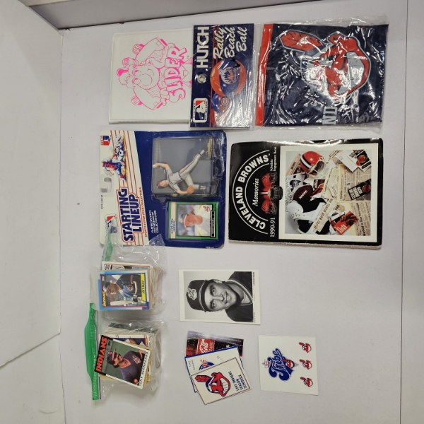 Collection of Vintage Cleveland Sports Memorabilia spanning the Late 1980s and Early 1990s