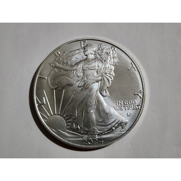 2024 American Eagle 1 Oz Fine Silver Round