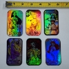 Image 9 : Six Assorted Collectible Holographic Disney Zombie Princess Stickers ~ Measures About 1.5" X 3" Each