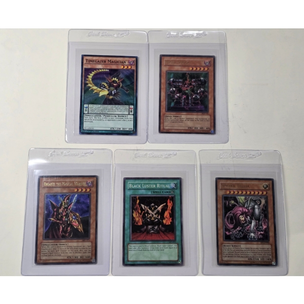 Lot of (5) Yu-Gi-Oh! TCG Trading Cards - Mint Condition