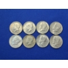 Image 1 : Lot of 8 Assorted Years 40% Silver Kennedy Half Dollars - Face Value: $4.00