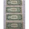 Image 2 : Four $1 Silver Dollar Currency Notes with Blue Seals - AFV $4
