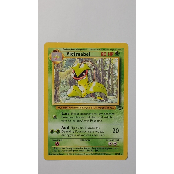 1999 Victreebel #30/64 (Non-Holo) RARE Pokemon Trading Card From The Jungle Set - Near Mint 