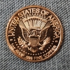 Image 3 : 1 OZ AVDP .999 Fine Copper Trump Chicken 2017-???? Round