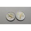 Image 4 : 1776-1976 U.S Bicentennial Silver Coin Set & (2) Gold Silver Highlighted Statehood Quarters