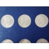 Image 5 : Eisenhower Dollar Coin Collection in Book, 35 Coins Total, Assorted Years, Face Value: $35.00