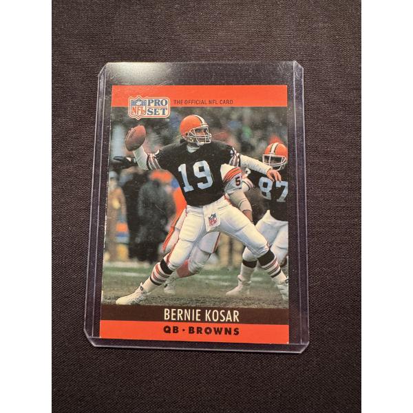 Incredible 1990 Pro Set Bernie Kosar Football Card - Mint Condition