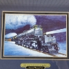 Image 4 : Two Nice Framed Railroad Photographs Including 1941 Union Pacific (4-8-8-4) "Big Boy" ~ TRAINS!