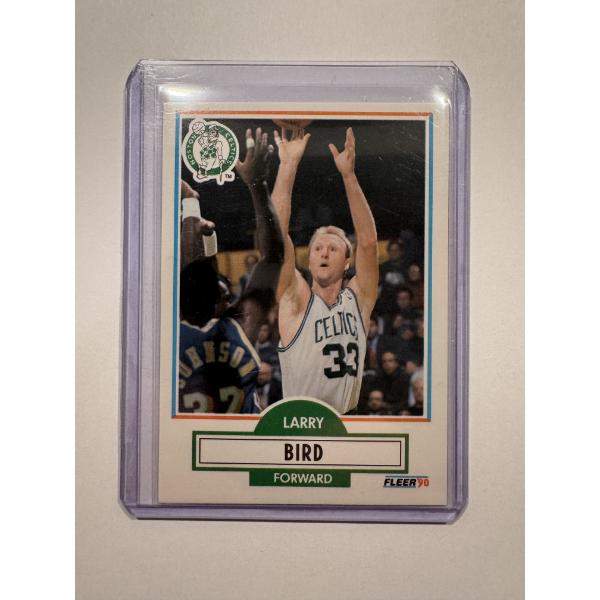 1990 Fleer Larry Bird Boston Celtics Basketball Card - High Grade Card