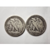 Image 4 : Two 90% Silver United States Walking Liberty Half Dollars ~ $1.00 in Face Value! ~ BOTH DENVER MINT!