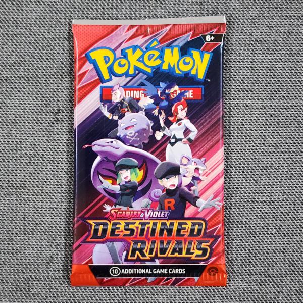 SEALED Pokemon Scarlet & Violet Destined Rivals 10 Card Booster Pack ~ Guaranteed Rare in Each Pack!
