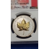 Image 4 : 2023 NGC First Day Issue Reverse PF70 Ultra High Relief $20 1 Oz Silver Canadian Maple Leaf - Signed