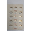 Image 2 : Assorted U.S 90% Silver Mercury & Roosevelt Dimes In Dime Saver Book - Face Value: $3.00
