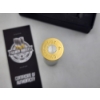 Image 2 : Silver Bullet Bullion: 5 oz .999 Fine Silver Shotgun Shell Enhanced with Rhodium & 24K Gold 