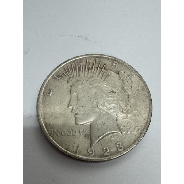 1923 United States 90% Silver Peace Dollar - Incredible Condition