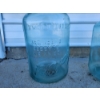 Image 2 : 2 Large Vintage 5-Gallon Blue Glass Water Jugs