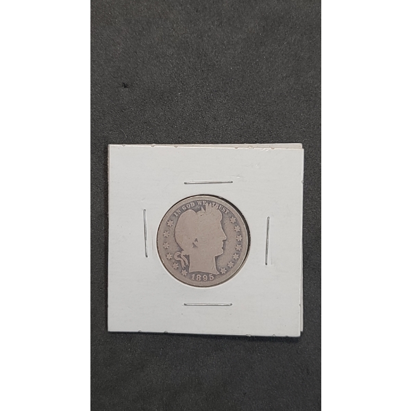 1895-O 90% Silver Barber Quarter 