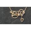 Image 2 : 14K Gold Chain With Gold Tone Pendant - Chain Weight: 1.5g
