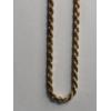 Image 8 : Beautiful 14K Yellow Gold Twisted Rope 24" Necklace - Weight: 14.7g
