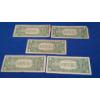 Image 7 : (5) $1 Blue Seal Silver Certificates- Series 1957, 1957 B