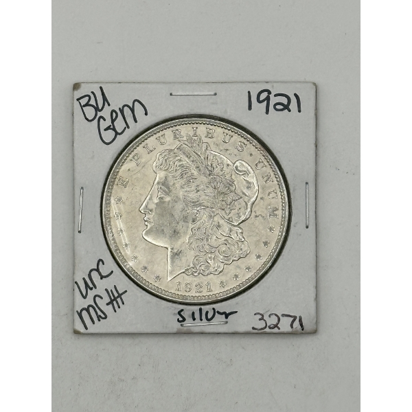 1921 Morgan Silver Dollar - MS Condition