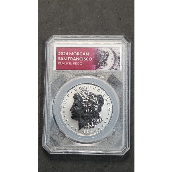 Collector's Alliance 2024-S Morgan Reverse Proof .859 oz 99.9% Silver Dollar 
