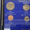 Image 2 : Presidential -Type Set: Framed Collection of Six U.S. Coins with Notable Presidential Quotations 