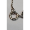 Image 4 : Sterling Silver Cross 19" Necklace With Diamonds & Sterling Silver Rings - Total Weight: 10.4g