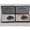 Image 1 : Two 1920's Buffalo Nickels with Folio Displays and Certificates of Authenticity - GREAT CONDITION!!!