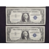 Image 2 : Four Star Note Consecutive/Close Serial Number $1 Silver Certificates in Great Shape