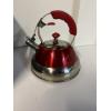 Image 3 : Red Member's Mark Tea Kettle 2.7 Qt - Stainless Steel - United Dairy Farmers Crate